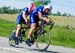Alexandre Carrier (B)/Luc Dionne (Equipe du Quebec) 		CREDITS: Jon Safka 		TITLE: 2011 Road Nationals 		COPYRIGHT: Jan Safka 2011� All rights retained - no copying, printing or other manipulation, editing or processing permitted without prior, written per