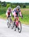 Cara Gillis and Sara Byers made the first attack of the race 		CREDITS:  		TITLE: Road National Championships 		COPYRIGHT: Rob Jones/www.canadiancyclist.com 2011� All rights retained - no copying, printing or other manipulation, editing or processing perm