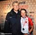 Veronique Fortin and her coach Pierre Hutsebaut 		CREDITS:  		TITLE: Road National Championships 		COPYRIGHT: Rob Jones/www.canadiancyclist.com 2011� All rights retained - no copying, printing or other manipulation, editing or processing permitted without