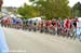 A large pack stayed more of less together on the unchallenging course 		CREDITS:  		TITLE: Road World Championships 		COPYRIGHT: Rob Jones/www.canadiancyclist.com 2011� All rights retained - no use permitted without prior, written permission