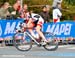 Clara Hughes came within 3 km of a solo win 		CREDITS:  		TITLE: Road World Championships 		COPYRIGHT: Rob Jones/www.canadiancyclist.com 2011� All rights retained - no use permitted without prior, written permission