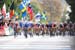 The sprint 		CREDITS:  		TITLE: Road World Championships 		COPYRIGHT: Rob Jones/www.canadiancyclist.com 2011� All rights retained - no use permitted without prior, written permission