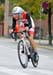Alex Cataford had to ride his road bike while mechanics worked on his TT bike 		CREDITS: Rob Jones 		TITLE: Road World Championships 		COPYRIGHT: Rob Jones/www.canadiancyclist.com 2011� All rights retained - no use permitted without prior, written permiss