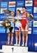Jessy Druyts (Belgium), Lucy Garner (Great Britain), Christina Siggaard (Denmark) 		CREDITS:  		TITLE: Road World Championships 		COPYRIGHT: Rob Jones/www.canadiancyclist.com 2011� All rights retained - no use permitted without prior, written permission