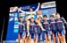 Team France hoists Pierre-Henri Lecuisinier 		CREDITS:  		TITLE: Road World Championships 		COPYRIGHT: Rob Jones/www.canadiancyclist.com 2011� All rights retained - no use permitted without prior, written permission