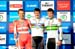 podium: Rasmus Quaade (Denmark), Luke Durbridge and Michael Hepburn (Australia) 		CREDITS:  		TITLE: Road World Championships 		COPYRIGHT: Rob Jones/www.canadiancyclist.com 2011� All rights retained - no use permitted without prior, written permission