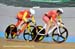 Krupeckaite and Guo  		CREDITS: Rob Jones  		TITLE: 2011 Track World Championships  		COPYRIGHT: ROB JONES/CANADIAN CYCLIST.COM