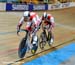 Mulder leads Barrette  		CREDITS: Rob Jones  		TITLE: 2011 Track World Championships  		COPYRIGHT: ROB JONES/CANADIAN CYCLIST.COM