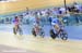 Elia Viviani (Italy) stayed at the front in the final laps 		CREDITS:  		TITLE: Track World Cup London 		COPYRIGHT: Rob Jones/www.canadiancyclist.com 2012� All rights retained - no use permitted without prior, written permission