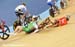 A serious accident marred one of the qualifying points races 		CREDITS:  		TITLE: Track World Cup London 		COPYRIGHT: Rob Jones/www.canadiancyclist.com 2012� All rights retained - no use permitted without prior, written permission