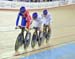 Dani King at the front fro GBr 		CREDITS:  		TITLE: Track World Cup London 		COPYRIGHT: Rob Jones/www.canadiancyclist.com 2012� All rights retained - no use permitted without prior, written permission