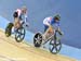 Kirill Sveshnikov (Lokosphinx) leading Cyrille Thiery (Switzerland) 		CREDITS:  		TITLE: Track World Cup London 		COPYRIGHT: Rob Jones/www.canadiancyclist.com 2012� All rights retained - no use permitted without prior, written permission
