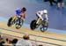 Anna Meares and Victoria Pendleton in Semi Finals 		CREDITS:  		TITLE: Track World Cup London 		COPYRIGHT: Rob Jones/www.canadiancyclist.com 2012� All rights retained - no use permitted without prior, written permission