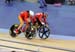 Shuang Guo and Wai Sze Lee in SemiFinals 		CREDITS:  		TITLE: Track World Cup London 		COPYRIGHT: Rob Jones/www.canadiancyclist.com 2012� All rights retained - no use permitted without prior, written permission