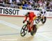 Shuang Guo and Anna Meares in Gold medal ride 		CREDITS:  		TITLE: Track World Cup London 		COPYRIGHT: Rob Jones/www.canadiancyclist.com 2012� All rights retained - no use permitted without prior, written permission