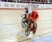 Shuang Guo and Anna Meares in Gold medal ride 		CREDITS:  		TITLE: Track World Cup London 		COPYRIGHT: Rob Jones/www.canadiancyclist.com 2012� All rights retained - no use permitted without prior, written permission