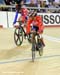 Victoria Pendelton and Wai Sze Lee in Bronze Medal ride 		CREDITS:  		TITLE: Track World Cup London 		COPYRIGHT: Rob Jones/www.canadiancyclist.com 2012� All rights retained - no use permitted without prior, written permission