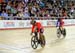 Victoria Pendelton and Wai Sze Lee i 		CREDITS:  		TITLE: Track World Cup London 		COPYRIGHT: Rob Jones/www.canadiancyclist.com 2012� All rights retained - no use permitted without prior, written permission