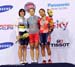 Meares, Guo, Lee 		CREDITS:  		TITLE: Track World Cup London 		COPYRIGHT: Rob Jones/www.canadiancyclist.com 2012� All rights retained - no use permitted without prior, written permission