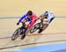 Chris Hoy powers past Max Levy 		CREDITS:  		TITLE: Track World Cup London 		COPYRIGHT: Rob Jones/www.canadiancyclist.com 2012� All rights retained - no use permitted without prior, written permission