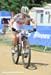 Maja Wloszczowska (CCC Polkowice) was well behind for the first  lap 		CREDITS:  		TITLE: Pietermaritzburg World Cup 		COPYRIGHT: Rob Jones/www.canadiancyclist.com 2012� All rights retained - no use permitted without prior, written permission