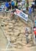 Wloszczowska leading Batty and Pendrel through the rock garden 		CREDITS:  		TITLE: Pietermaritzburg World Cup 		COPYRIGHT: Rob Jones/www.canadiancyclist.com 2012� All rights retained - no use permitted without prior, written permission