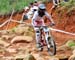 Manon Carpenter (GBr) Madison Saracen Downhill Team 		CREDITS:  		TITLE: Pietermaritzburg World Cup 		COPYRIGHT: Rob Jones/www.canadiancyclist.com 2012� All rights retained - no use permitted without prior, written permission