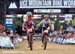 Nino Schurter congratulates Burry Stander on great race 		CREDITS:  		TITLE: Pietermaritzburg World Cup 		COPYRIGHT: Rob Jones/www.canadiancyclist.com 2012� All rights retained - no use permitted without prior, written permission