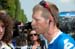 Hesjedal doing interviews 		CREDITS:  		TITLE: 2012 Tour de France 		COPYRIGHT: � CanadianCyclist.com 2012