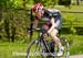 Clara Hughes finds herself alone after a climb 		CREDITS:  		TITLE:  		COPYRIGHT: Jon Safka/www.cyclingphotos.ca 2012� All rights retained - no use permitted without prior, written permission