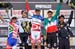 Podium: Burry Stander, Nino Schurter, Julien Absalon, Marco Aurelio Fontana, Manuel Fumic 		CREDITS:  		TITLE: Houffalize World Cup 		COPYRIGHT: Rob Jones/www.canadiancyclist.com 2012� All rights retained - no use permitted without prior, written permissi