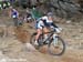 Sabine Spitz was near the front until she suffered a flat 		CREDITS:  		TITLE: Houffalize World Cup 		COPYRIGHT: Rob Jones/www.canadiancyclist.com 2012� All rights retained - no use permitted without prior, written permission