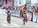 Evan Guthrie showboats as he crosses the line ahead of Grotts 		CREDITS:  		TITLE: La Bresse World Cup 		COPYRIGHT: Rob Jones/www.canadiancyclist.com 2012� All rights retained - no use permitted without prior, written permission