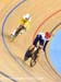 Anna Meares vs Victoria Pendleton in gold medal round 		CREDITS:  		TITLE: 2012 Olympic Games 		COPYRIGHT: Rob Jones/www.canadiancyclist.com 2012 -copyright -All rights retained - no use permitted without prior, written permission