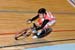Bell rode a very agressive points race 		CREDITS:  		TITLE: 2012 Track World Championships, Melbourne 		COPYRIGHT: Rob Jones/www.canadiancyclist.com 2012� All rights retained - no use permitted without prior, written permission