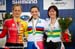 Simona Krupeckaite, Victoria Pendleton, Anna Meares  		CREDITS:  		TITLE: 2012 UCI Track World Championships 		COPYRIGHT: