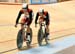 Joe Veloce leading Travis Smith 		CREDITS:  		TITLE: 2012 Track World Championships, Melbourne 		COPYRIGHT: Rob Jones/www.canadiancyclist.com 2012� All rights retained - no use permitted without prior, written permission