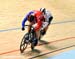 Quarterfinals - It took three rides for Hoy to beat Foerstemann 		CREDITS:  		TITLE: 2012 Track World Championships, Melbourne 		COPYRIGHT: Rob Jones/www.canadiancyclist.com 2012� All rights retained - no use permitted without prior, written permission