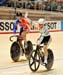 Pendleton congratulates Meares on her qualifying win 		CREDITS:  		TITLE: 2012 Track World Championships, Melbourne 		COPYRIGHT: Rob Jones/www.canadiancyclist.com 2012� All rights retained - no use permitted without prior, written permission