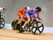 Rnd 2, Heat 2 - Victoria Pendleton (Great Britain) 		CREDITS:  		TITLE: 2012 Track World Championships, Melbourne 		COPYRIGHT: Rob Jones/www.canadiancyclist.com 2012� All rights retained - no use permitted without prior, written permission