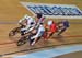 Final 1-6, Meares and Vogel at front 		CREDITS:  		TITLE: 2012 Track World Championships, Melbourne 		COPYRIGHT: Rob Jones/www.canadiancyclist.com 2012� All rights retained - no use permitted without prior, written permission