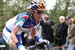 On the Mur de Huy - Marianne Vos (Rabo Women) 		CREDITS: CJ Farquharson 		TITLE:  		COPYRIGHT: CJ Farquharson    2012�         All rights retained - no copying, printing or other manipulation, editing or processing permitted without prior, written permiss