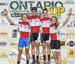 Canada Cup leaders: Quinton Disera, Peter Disera, Haley Smith, Soren Meeuwisse 		CREDITS:  		TITLE: 2015 Horseshoe Canada Cup 		COPYRIGHT: b Jones/www.canadiancyclist.com 2015 -copyright -All rights retained - no use permitted without prior, written permi