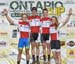 Canada Cup leaders: Quinton Disera, Peter Disera, Haley Smith, Soren Meeuwisse 		CREDITS:  		TITLE:  		COPYRIGHT: Rob Jones/www.canadiancyclist.com 2015 -copyright -All rights retained - no use permitted without prior, written permission