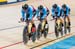 In First Round, Canada won their heat and set best time to advance to Gold medal final 		CREDITS:  		TITLE: UCI Track Cycling World Cup Glasgow 2016 		COPYRIGHT: Guy Swarbrick