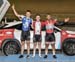 Kilo podium - Felix Pelletier , Tristan Guillemette, Je land Sydney  		CREDITS:  		TITLE: 2017 Track Nationals 		COPYRIGHT: Rob Jones/www.canadiancyclist.com 2017 -copyright -All rights retained - no use permitted without prior; written permission