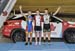 U17 Women Keirin podium - Elizabeth Archbold, Madison Dempster, Sarah Van Dam 		CREDITS:  		TITLE: 2017 Track Nationals 		COPYRIGHT: Rob Jones/www.canadiancyclist.com 2017 -copyright -All rights retained - no use permitted without prior; written permissio