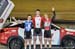 Keirin podium: Tristan Guillemette, Nick Wammes, Lucas Taylor 		CREDITS:  		TITLE: 2017 Track Nationals 		COPYRIGHT: Rob Jones/www.canadiancyclist.com 2017 -copyright -All rights retained - no use permitted without prior; written permission