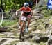 Emily Batty (Can) Trek Factory Racing XC 		CREDITS:  		TITLE: 2017 Mont-Sainte-Anne World Cup 		COPYRIGHT: Rob Jones/www.canadiancyclist.com 2017 -copyright -All rights retained - no use permitted without prior; written permission