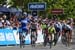 Fernando Gaviria (Team Quick-Step Floors) celebrates as he crosses the finish line ahead of Caleb Ewan to win stage five 		CREDITS:  		TITLE: 775137812CP00001_Cycling_13 		COPYRIGHT: 2018 Getty Images